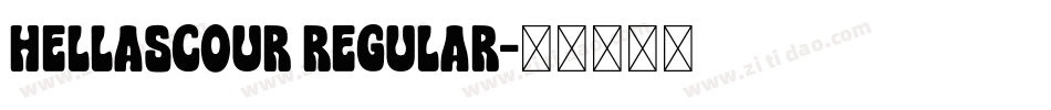 HellasCour Regular字体转换